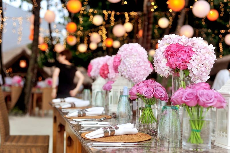 Intimate Wedding Setting